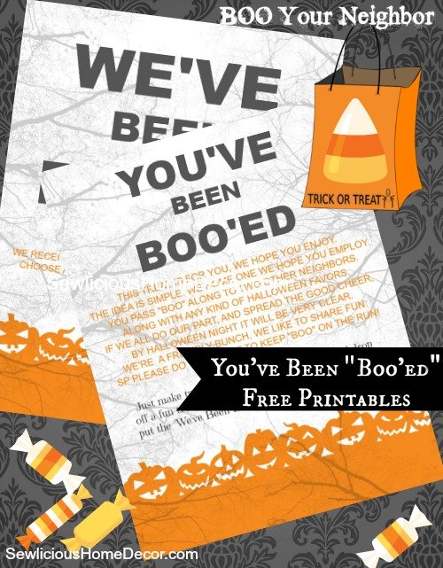 You've Been Boo'ed Instructions and free printables