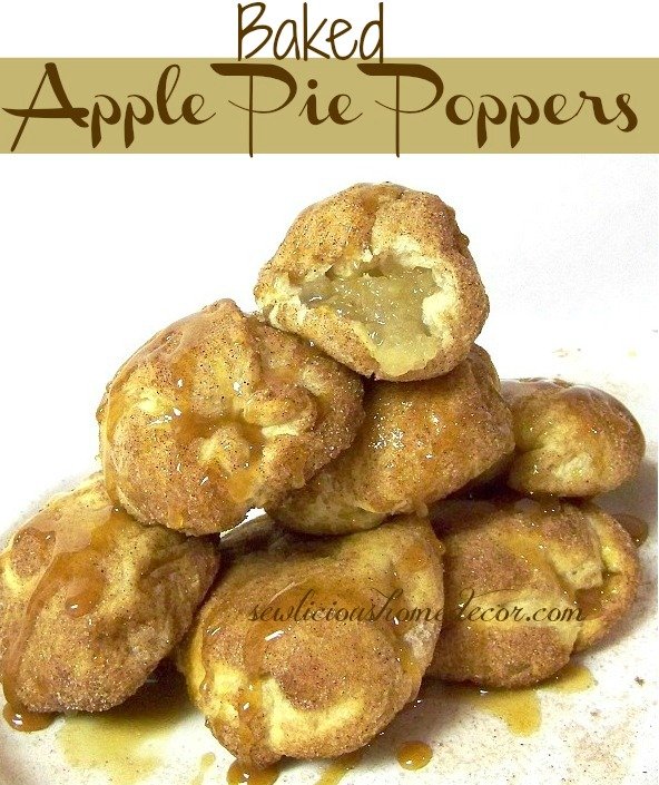 Baked Apple Pie Poppers