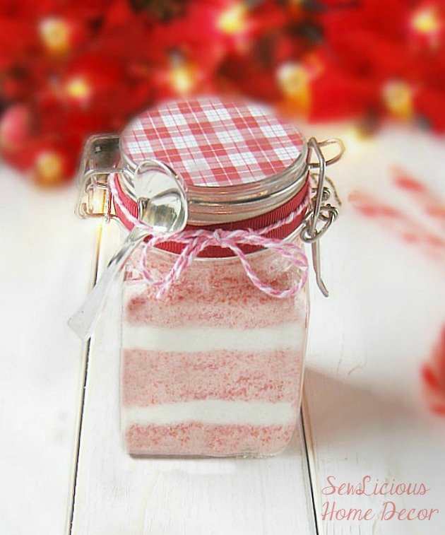 Peppermint Candy Cane Sugar Coconut Oil Scrub