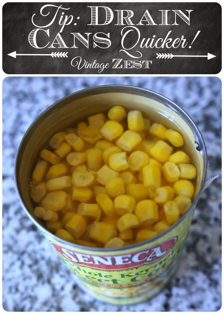 Tip for Draining Cans 1