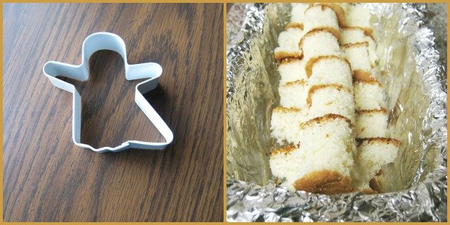 cookie cutter ghost cake