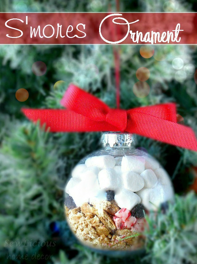 S'mores Christmas Tree Ornament at sewlicioushomedecor.com