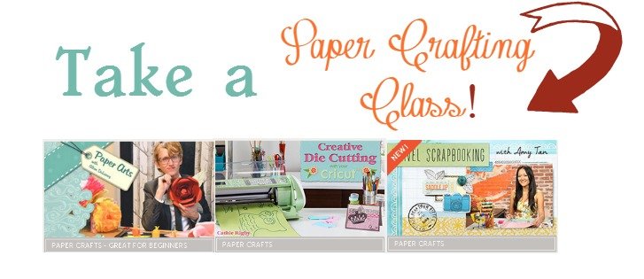 Take a paper crafting class at craftsy sewlicioushomedecor.com