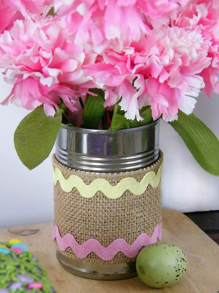 Decorative Easter Tin Can 