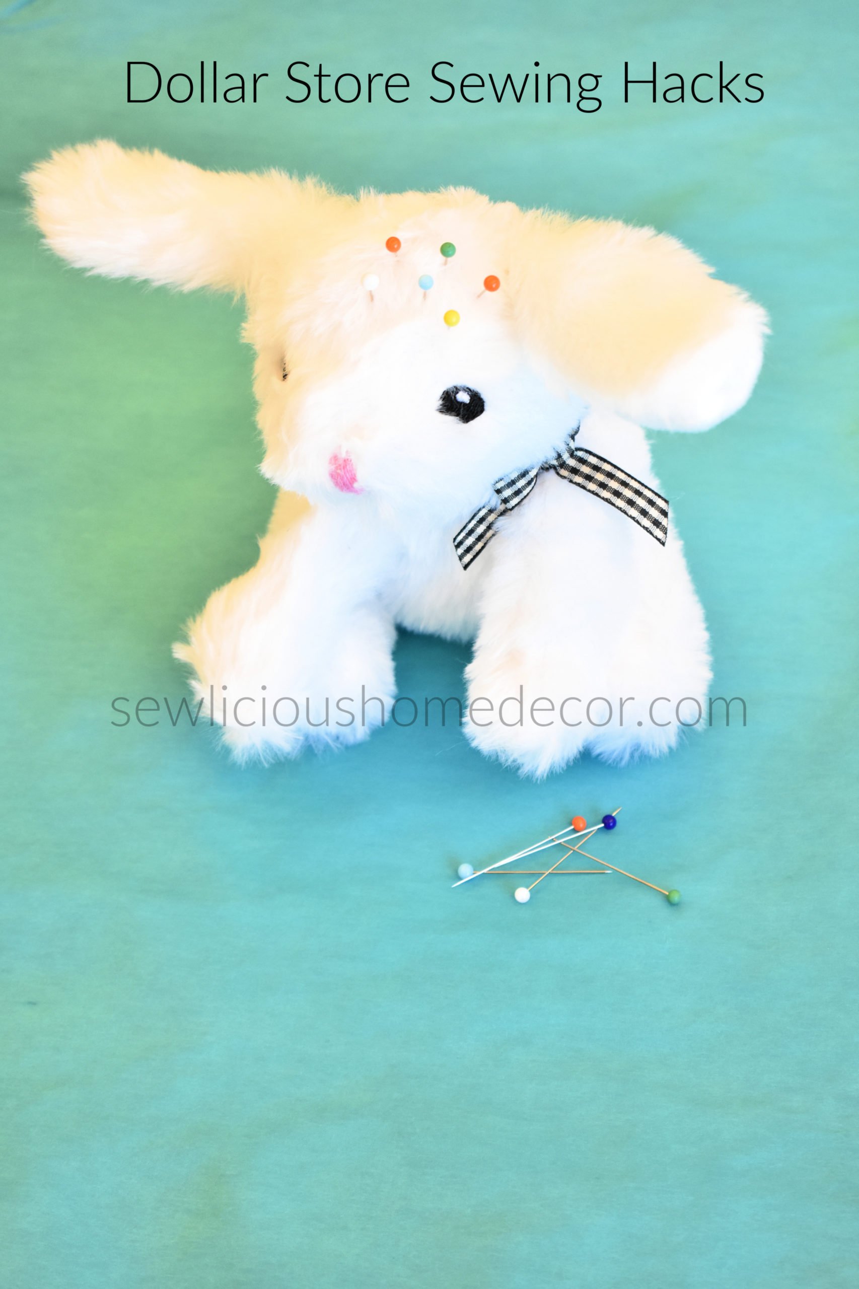 Dollar Store Sewing Hacks Mini Stuffed Animal Pin Cushion
