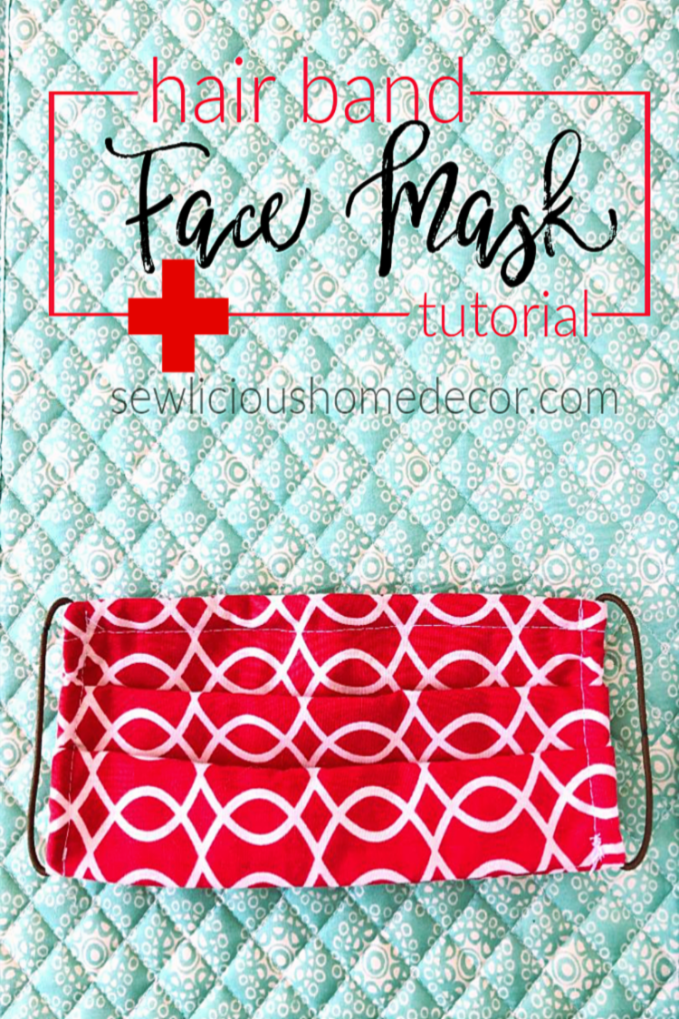 Face Masks with Hair Bands - SewLicious Home Decor