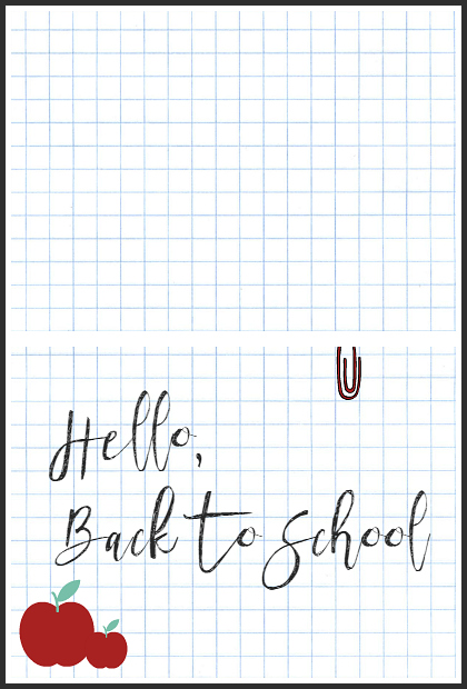 Hello Back To School Free Note Cards at sewlicioiushomedecor