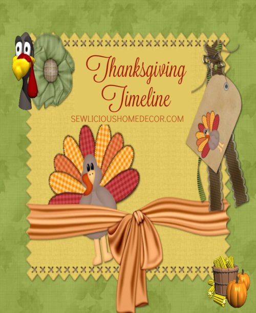 Thanksgiving Timeline Preperations